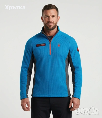 Spyder HZ Core - Оригинална мъжка блуза с цип размер M