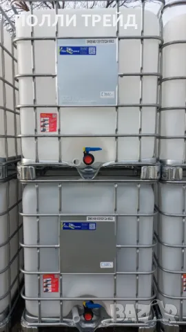 Резервоар за вода 1000 литра с метална решетка, снимка 2 - Оранжерии - 48764568