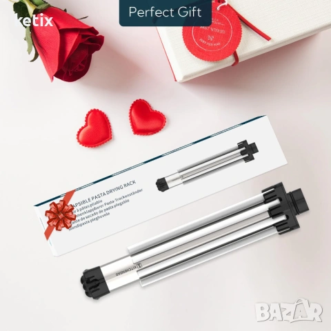 Сгъваема стойка за сушене на паста, снимка 2 - Аксесоари за кухня - 53532841