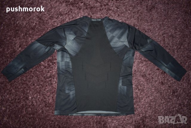 Nike PRO Hyperwarm Long Sleeve Men's Shirt, снимка 8 - Спортни дрехи, екипи - 28346606