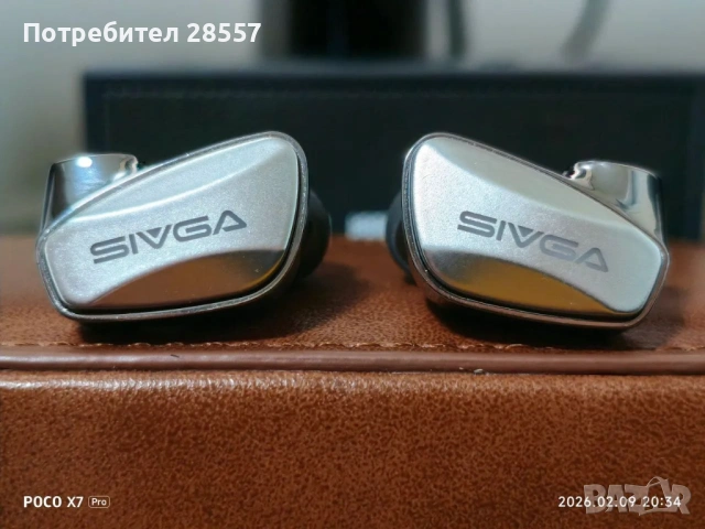 Нови- неотваряни SIVGA SM100 тип iem , снимка 4 - Слушалки и портативни колонки - 53518988