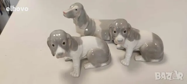 Порцеланови фигурки, кученца, снимка 6 - Антикварни и старинни предмети - 49643059