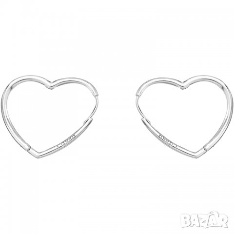 Тотална разпродажба - 50% Сребърни обици LOVED, снимка 5 - Обеци - 35082652