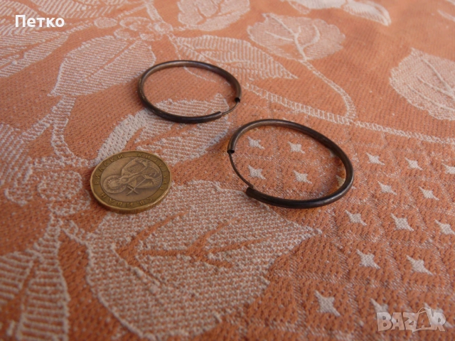 Автентични възрожденски сребърни  обеци, снимка 4 - Антикварни и старинни предмети - 53129769