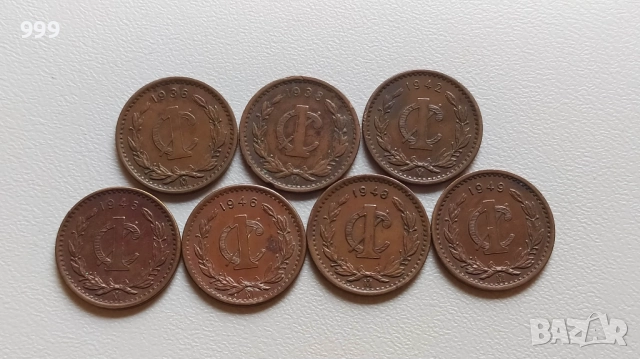  монети сентавос, песос  Мексико , снимка 2 - Нумизматика и бонистика - 32779303