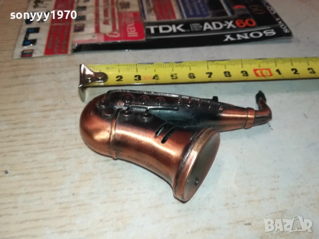 САКСОФОН-ЗАПАЛКА ЗА КОЛЕКЦИЯ 2508251904, снимка 11 - Антикварни и старинни предмети - 51487147