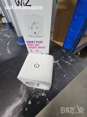 WiZ - Умен контакт с измервател на потреблението, интелигентно управление чрез глас, снимка 2 - Друга електроника - 52461635