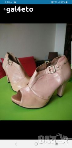 Маркови боти естествена кожа/велур, снимка 7 - Дамски боти - 26478438