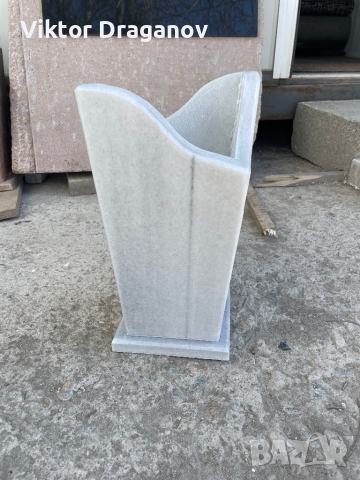 Мраморна ваза за гроб или градина, снимка 8 - Вази - 44876273