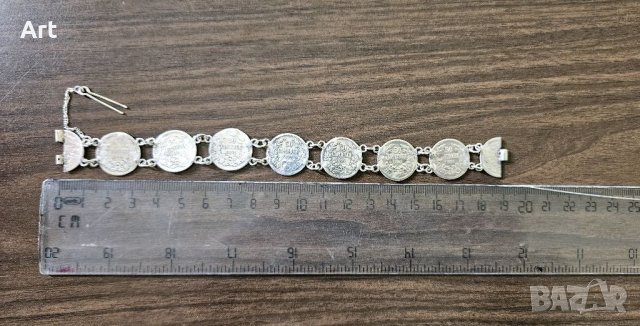 Уникална сребърна гривна , снимка 7 - Други ценни предмети - 39063633