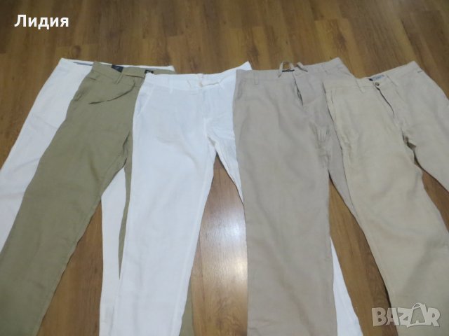 Мъжки ленени панталони  H&M, Dockers, Apt. 9, Meyer, Angelo Litrico, снимка 1 - Панталони - 26269279