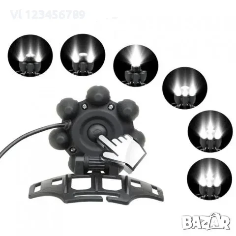 Челник CREE XML с 8 LED диода, снимка 4 - Къмпинг осветление - 50740334