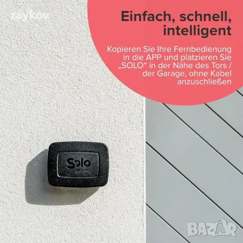 1Control Solo Mini Безжично Bluetooth устройство за отваряне на порти, отваряне на гаражни врати, снимка 7 - Друга електроника - 47295049