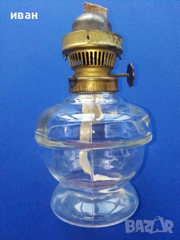 Малка газена лампа, снимка 1 - Антикварни и старинни предмети - 43348213