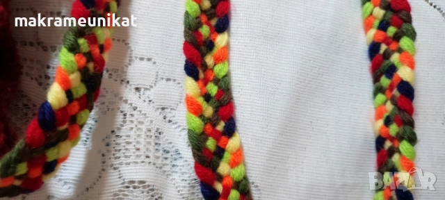 Торба, етно стил, ръчно плетиво, за народна носия, декорация , снимка 4 - Други - 51993404