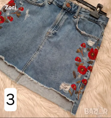 Дънкови поли , снимка 9 - Поли - 41435440