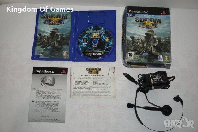 Игра SOCOM: US Navy SEALs за PS2 С Оригинална Кутия и Оригинален микрофон със слушалка, снимка 2 - Игри за PlayStation - 43824933