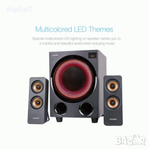 Тонколони ,Озвучителна система F&D F770X, черен - F770X Система / Ново, снимка 11 - Тонколони - 36664496