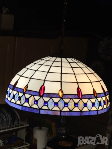 Полилей тип Тифани., снимка 10 - Лампи за таван - 51939204