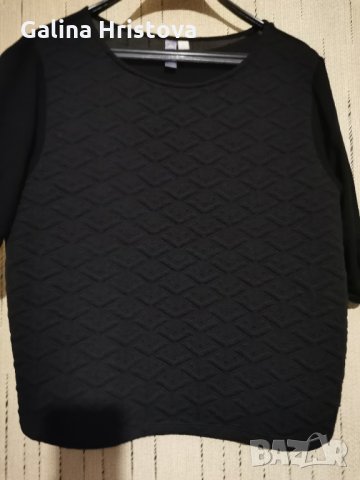 СТРАХОТНА БЛУЗКА С ЕФЕКТНИ РЪКАВИ XL , снимка 3 - Тениски - 28794135