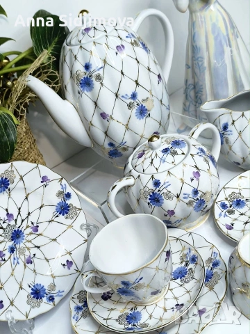 Руски порцелан ЛФЗ сервиз за кафе 
