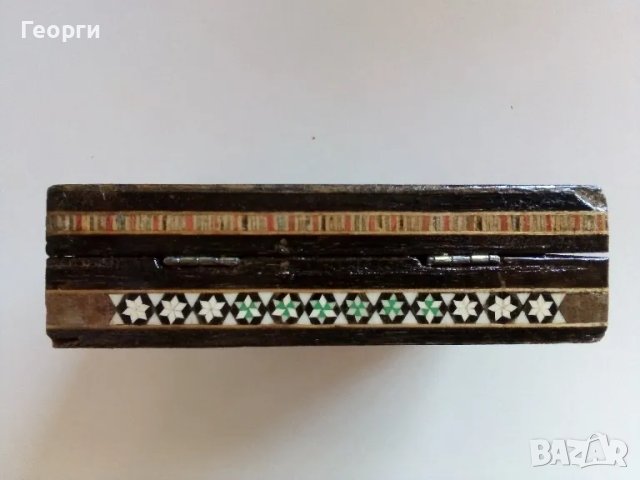 Старинна дървена кутия, снимка 3 - Антикварни и старинни предмети - 46467825