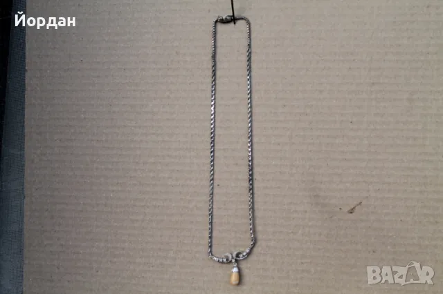 Сребърно дамско колие