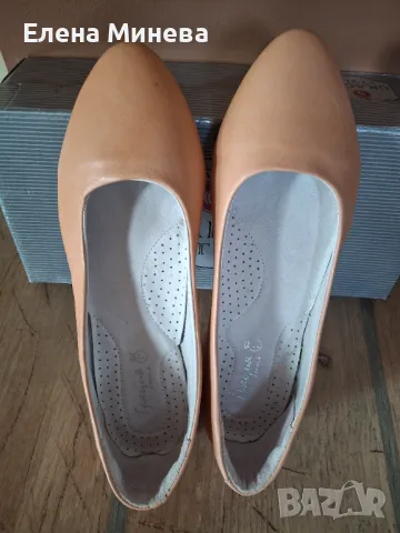 Дамски обувки, тип балеринки от естествена кожа, снимка 3 - Дамски ежедневни обувки - 49180920