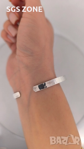 Стилна твърда гривна , снимка 7 - Гривни - 52906714