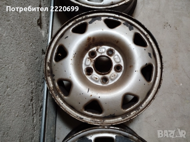 Оригинални железни джанти за хонда CR-V и Accord 15", 5 x 114.3 mm, 6JJ x 15, 64.1mm, ET-50., снимка 6 - Гуми и джанти - 51713918