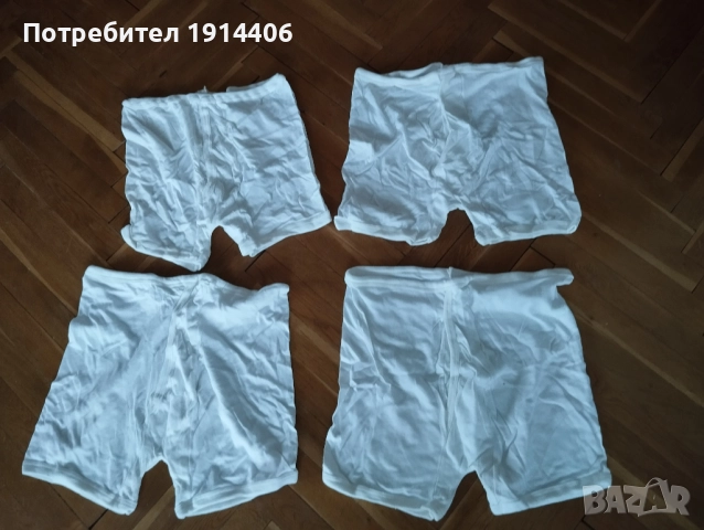 Гащи с къси крачоли памук 100 %, едновремешни,  Размер 108/188 2 бр. Размер 104/182 2 бр., снимка 6 - Бельо - 51870050
