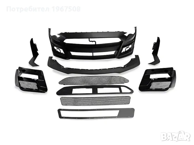 Комплект GT500 тунинг броня за Форд Мустанг 2018 2019 2020 2021 22 23, снимка 8 - Части - 47397685