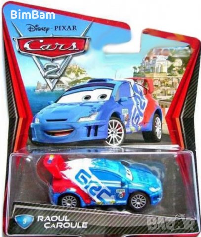 Количка Cars - Raoul Caroule / Disney / Pixar / Mattel / OLD SERIES !, снимка 1 - Коли, камиони, мотори, писти - 37836078