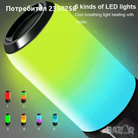 Уникална Bluetooth Безжична LED Колона Колонка Pulse 3 тонколона JBL, снимка 9 - Bluetooth тонколони - 48151597