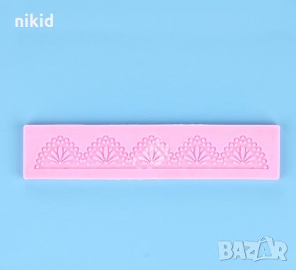 Хълмчета борд кант лента силиконов молд за направа на дантела с гъмпейст украса за торта сладки 