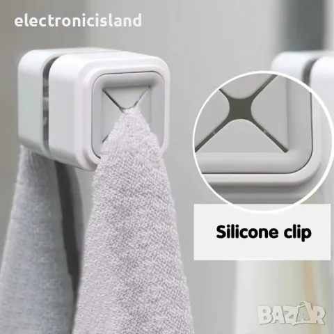 Закачалка държач стойка кука за стена за кърпа, снимка 9 - Аксесоари за кухня - 48353852