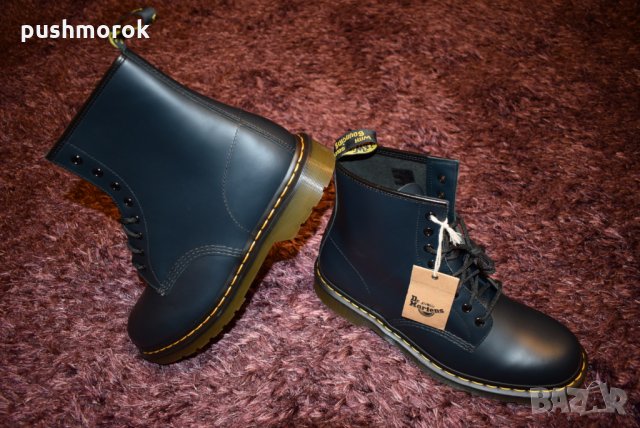 Dr Martens 1460 - Navy Smooth Blue Mens Boots