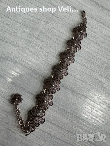 Сребърна гривна филигран №6553 