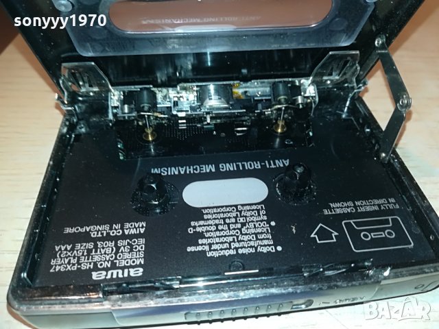 поръчан-aiwa hs-px347 walkman-made in singapore-mettal, снимка 8 - MP3 и MP4 плеъри - 28428056