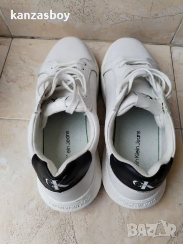 Calvin Klein Jeans Chunky Cupsole Monologo - страхотни мъжки кецове 42-номер, снимка 8 - Кецове - 49910224