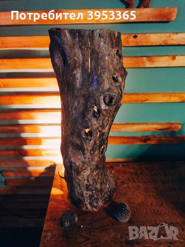 Лампион ръчна изработка от дърво, снимка 7 - Декорация за дома - 43845316