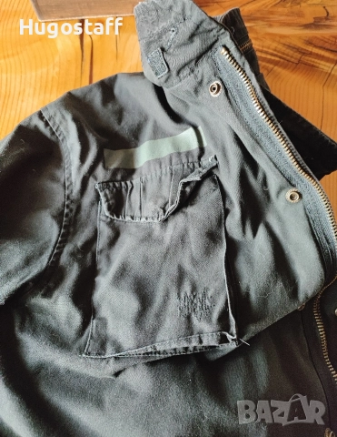 Военно черно яке Surplus M65 Regiment Jacket с качулка Хл, снимка 4 - Якета - 52748829