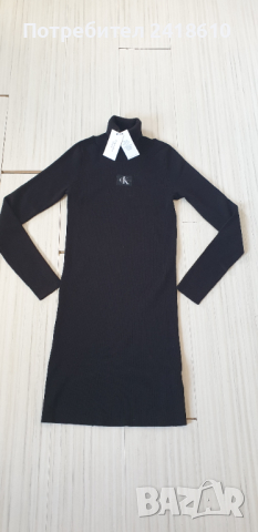 Calvin Klein Jeans Knit Womens Dress Size S / M НОВО! ОРИГИНАЛ! Дамска Рокля!, снимка 2 - Рокли - 44862829