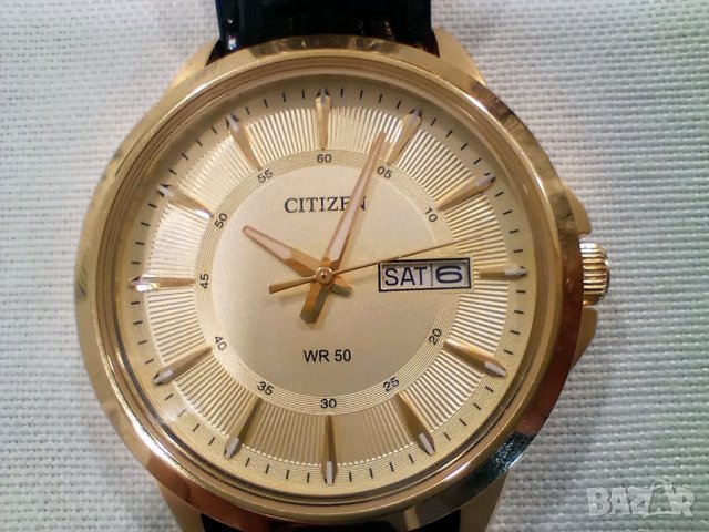 Citizen WR 50 мъжки часовник с кожена верижка 
