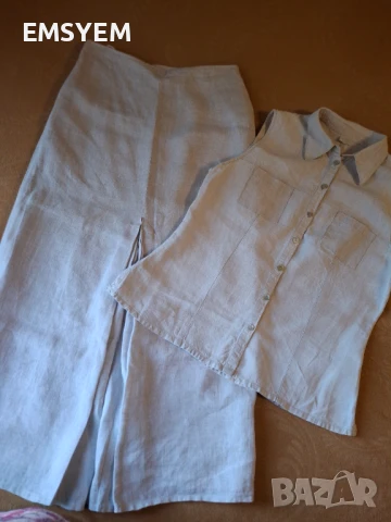 Ленен комплект , снимка 2 - Комплекти - 50902122