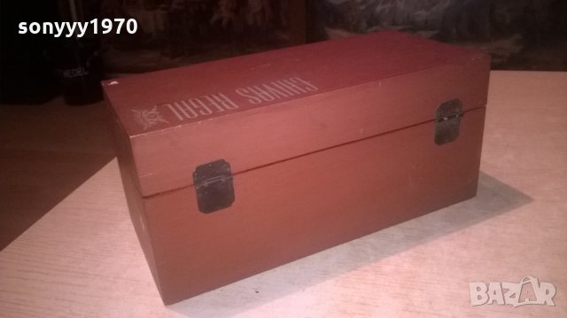 CHIVAS REGAL-ДЪРВЕНА КУТИЯ-24Х12Х11СМ-ВНОС ШВЕЦИЯ, снимка 12 - Колекции - 28046350