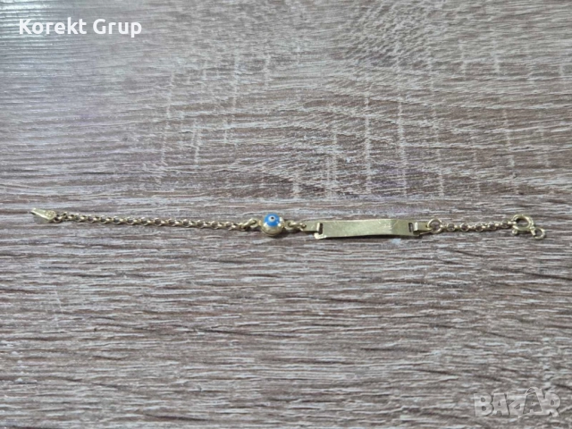 златна гривна  детска 1.5гр., снимка 2 - Гривни - 52842761