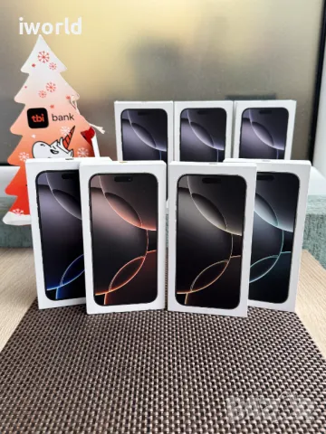 НЕРАЗПЕЧАТАН❗️ iPhone 16 Pro Max❗️ Лизинг от 95лв/м ❗️ BLACK / WHITE / NATURAL / DESERT Titanium, снимка 3 - Apple iPhone - 48450517