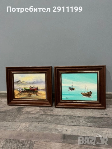 Маслена картина, комплект от 6 бр., снимка 9 - Картини - 53389460