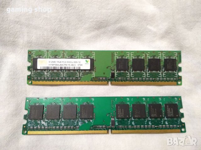 RAM памети за настолен компютър 512MB и 1GB DDR2